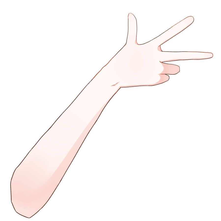 【Vtuber素材】高画質、商用利用権 手の素材⑤
