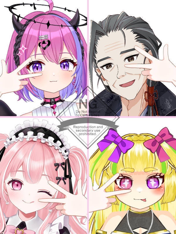 【Vtuber素材】高画質、商用利用権 手の素材⑤