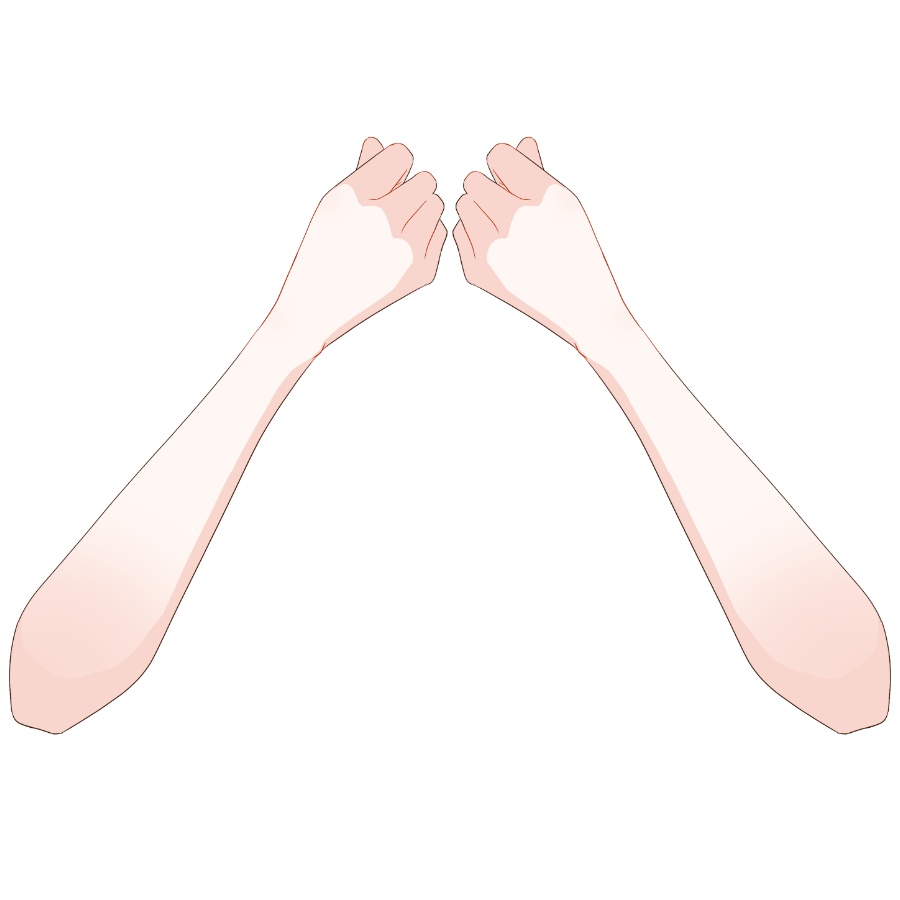 【Vtuber素材】高画質、商用利用権 手の素材⑦