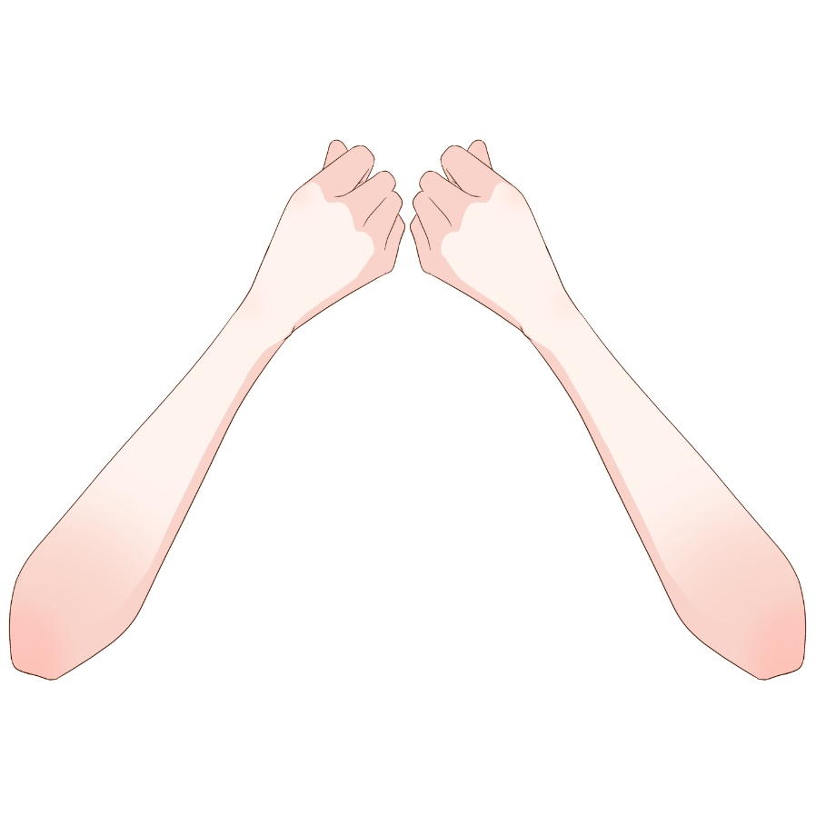 【Vtuber素材】高画質、商用利用権　手の素材⑦