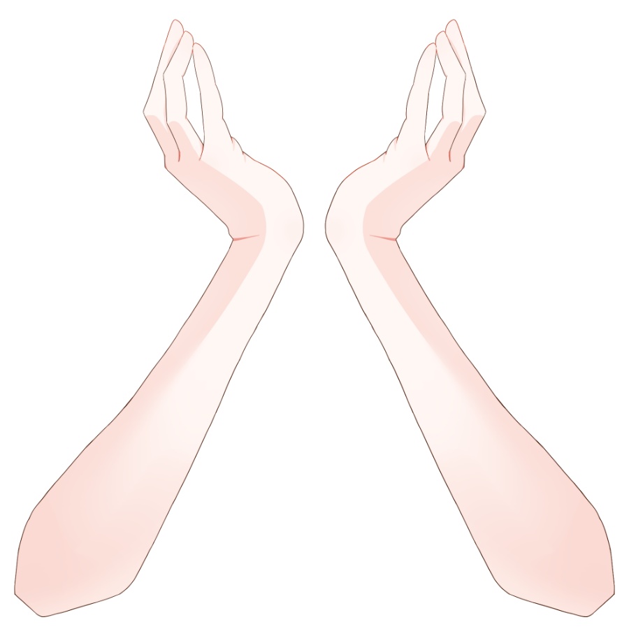 【Vtuber素材】高画質、商用利用権 手の素材⑧