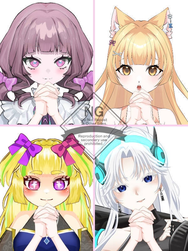 【Vtuber素材】高画質、商用利用権　手の素材⑨