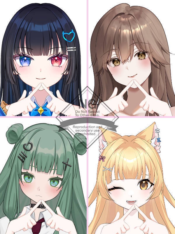 【Vtuber素材】高画質、商用利用権　手の素材⑩