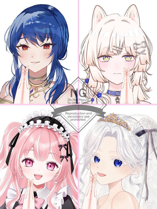 【Vtuber素材】高画質、商用利用権　手の素材⑪