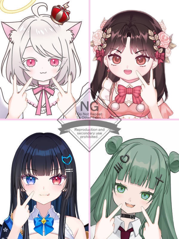 【Vtuber素材】高画質、商用利用権 手の素材⑫