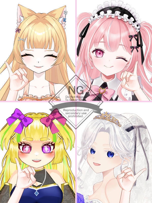 【Vtuber素材】高画質、商用利用権 手の素材⑬