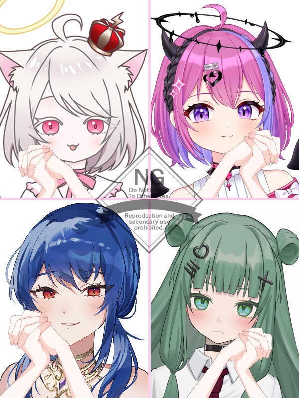 【Vtuber素材】高画質、商用利用権 手の素材⑭