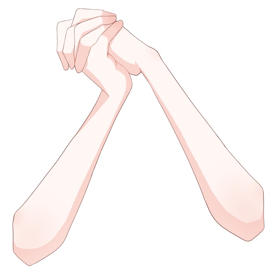 【Vtuber素材】高画質、商用利用権 手の素材⑭
