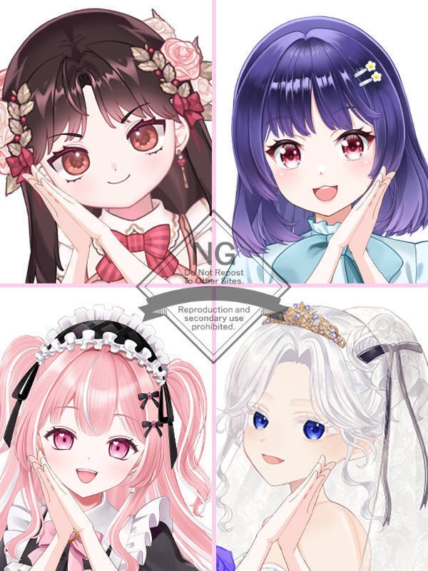 【Vtuber素材】高画質、商用利用権　手の素材⑮