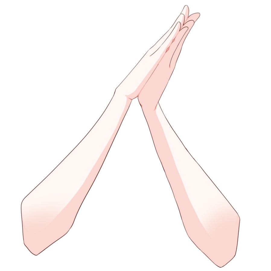 【Vtuber素材】高画質、商用利用権 手の素材⑮