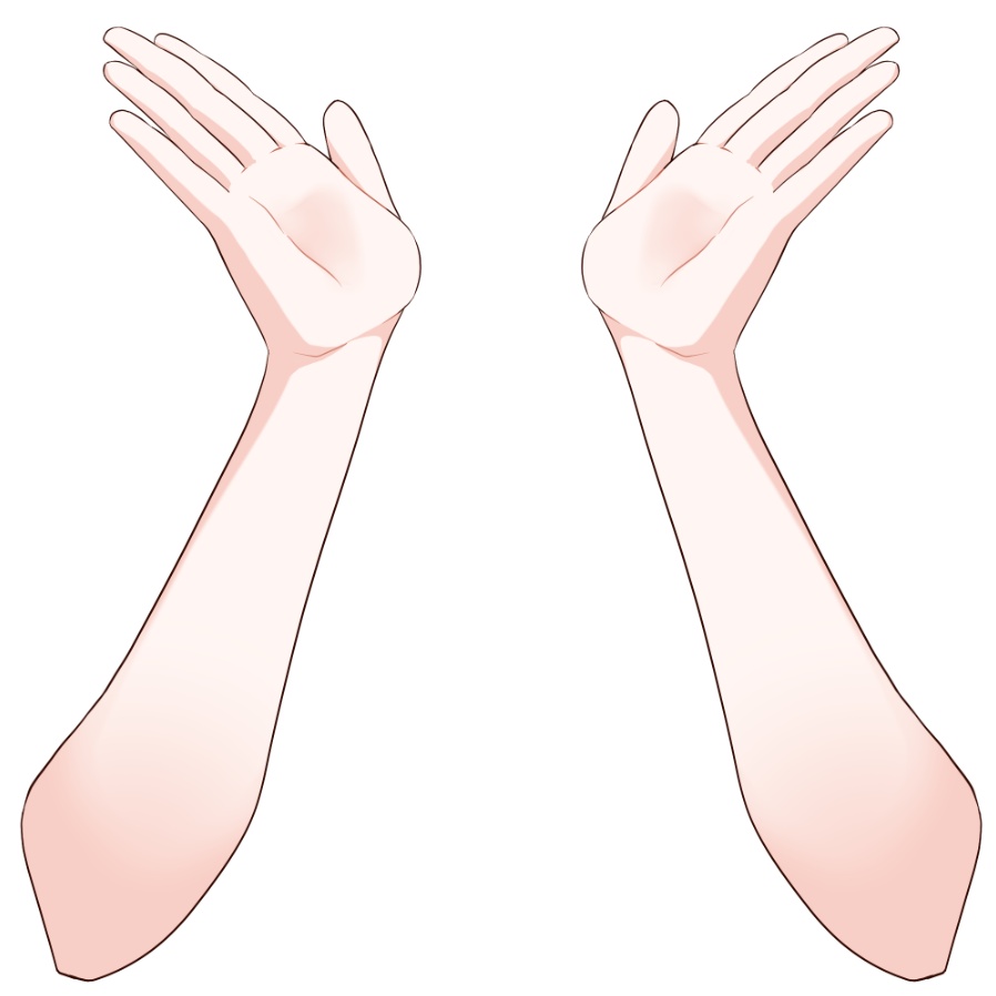 【Vtuber素材】高画質、商用利用権 手の素材⑯