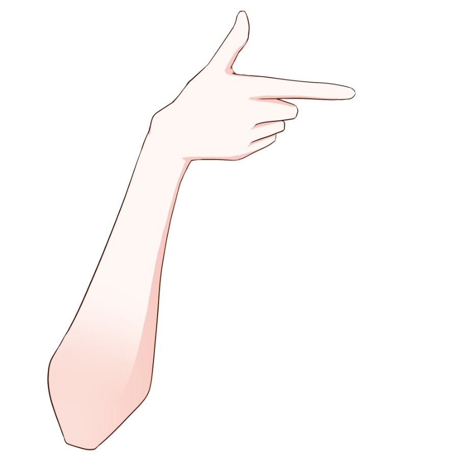 【Vtuber素材】高画質、商用利用権 手の素材⑱