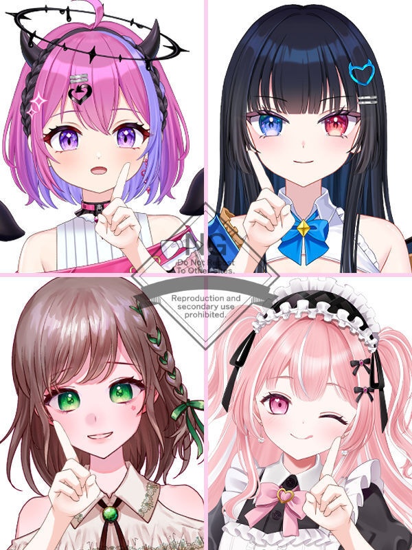 【Vtuber素材】高画質、商用利用権　手の素材⑲