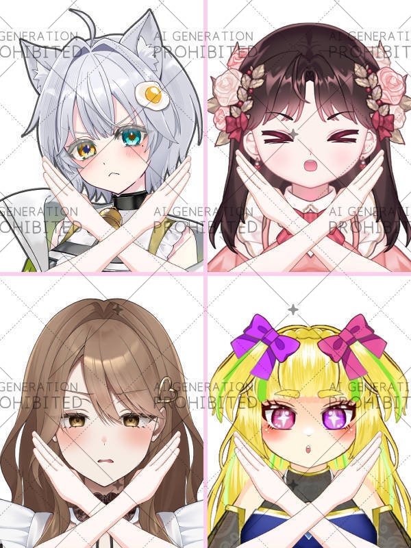 【Vtuber素材】高画質、商用利用権　手の素材⑳