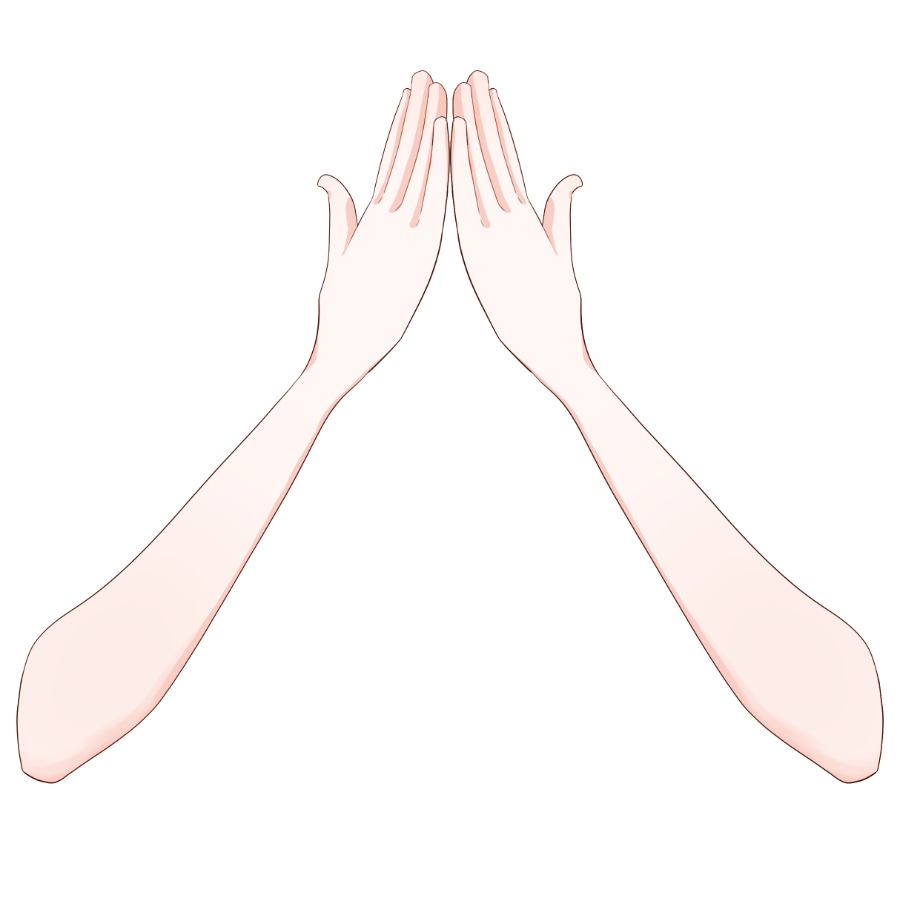 【Vtuber素材】高画質、商用利用権 手の素材㉘