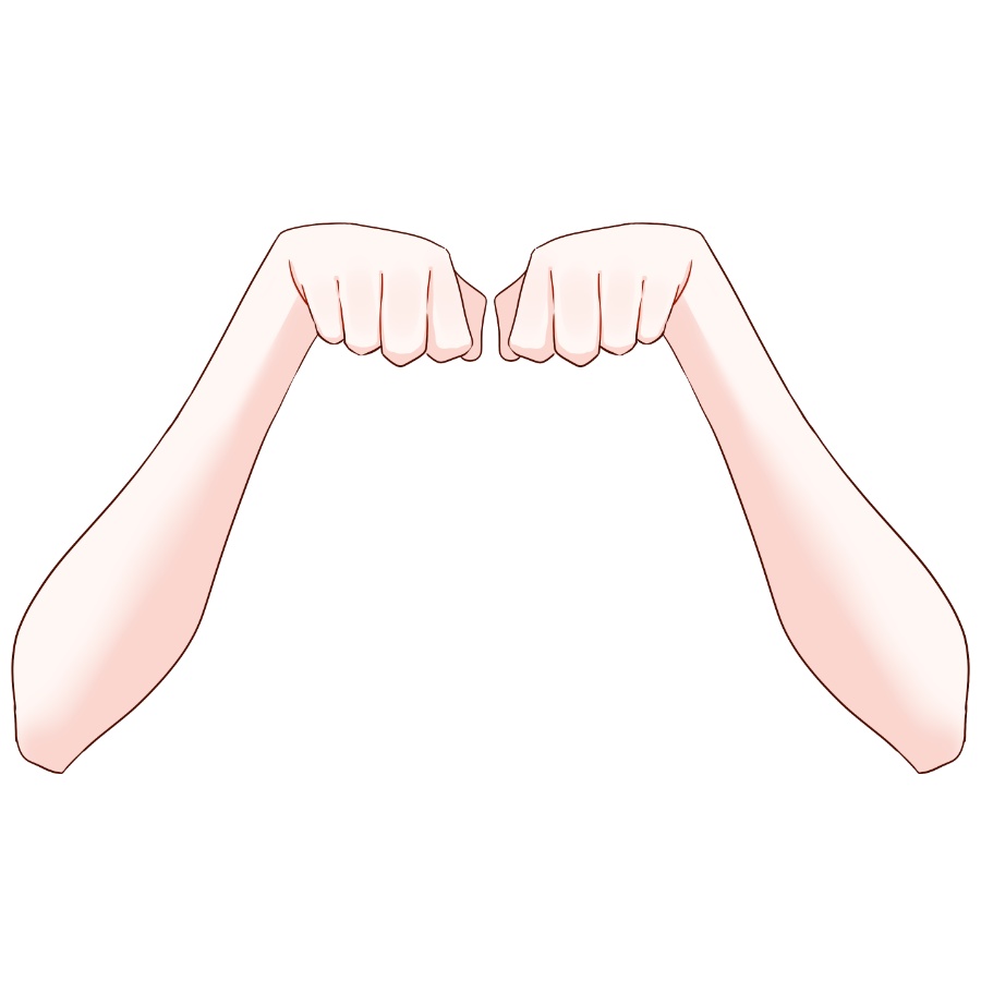 【Vtuber素材】高画質、商用利用権　手の素材㉛
