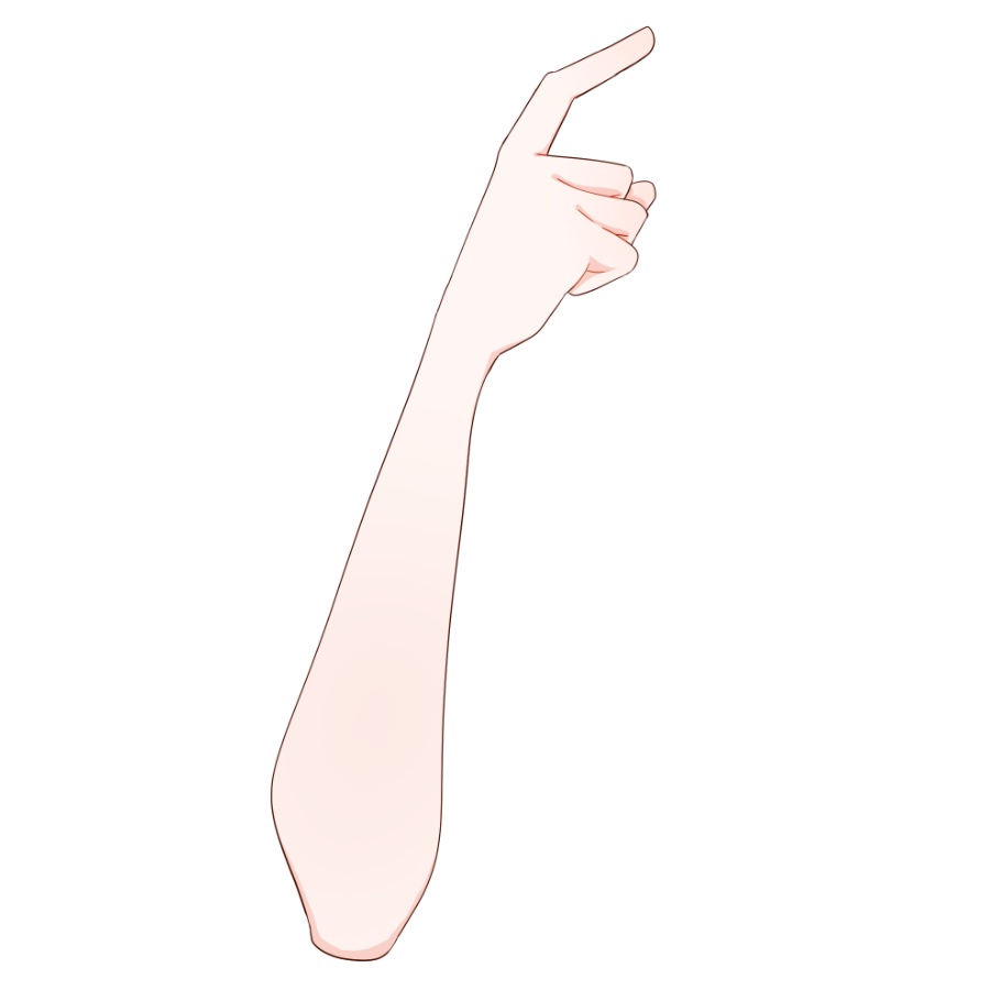 【Vtuber素材】高画質、商用利用権 手の素材㉜