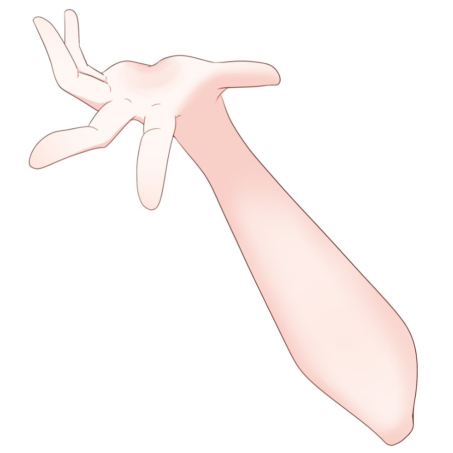 【Vtuber素材】高画質、商用利用権 手の素材33