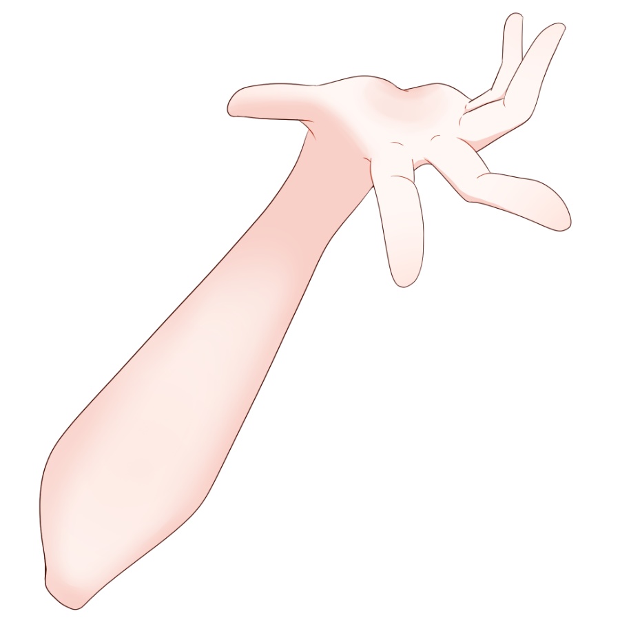 【Vtuber素材】高画質、商用利用権 手の素材33