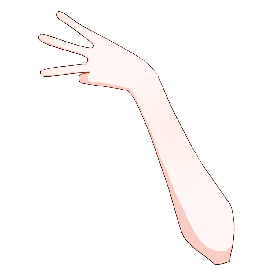 【Vtuber素材】高画質、商用利用権 手の素材34