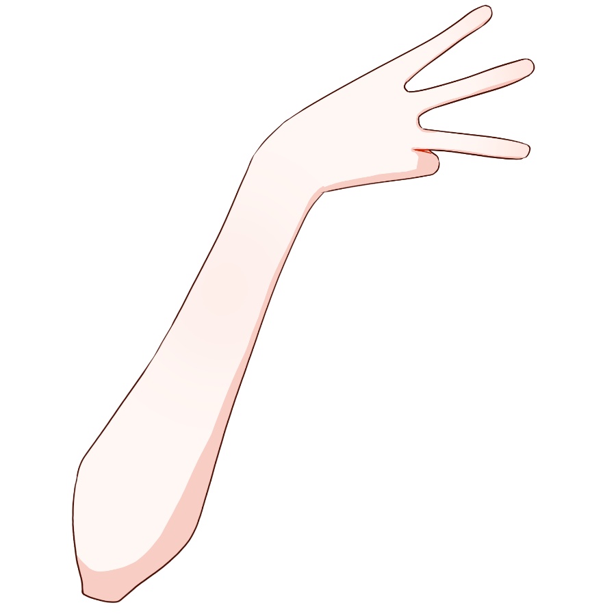 【Vtuber素材】高画質、商用利用権 手の素材34