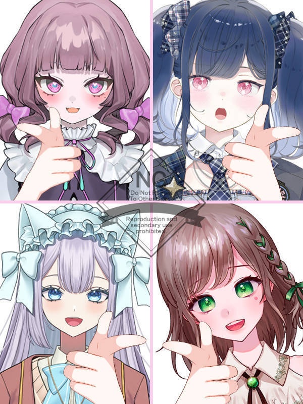 【Vtuber素材】高画質、商用利用権 手の素材37