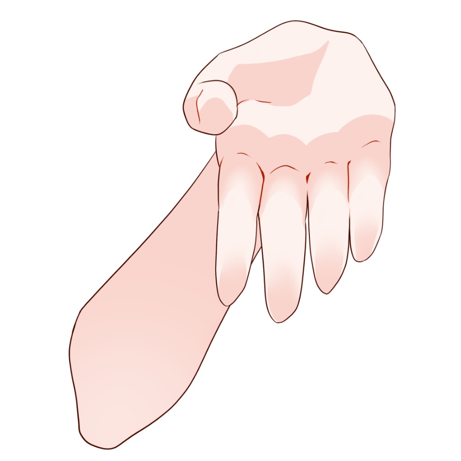【Vtuber素材】高画質、商用利用権 手の素材38