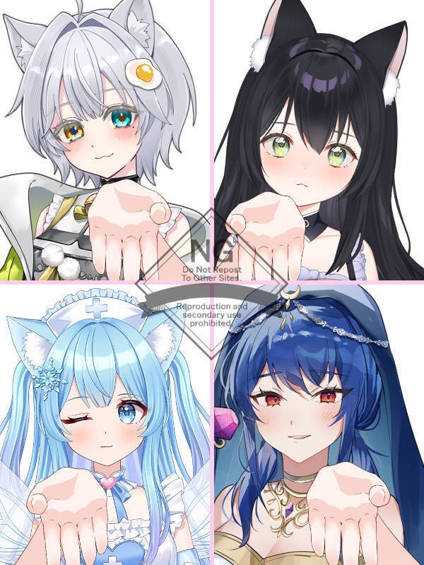 【Vtuber素材】高画質、商用利用権　手の素材38