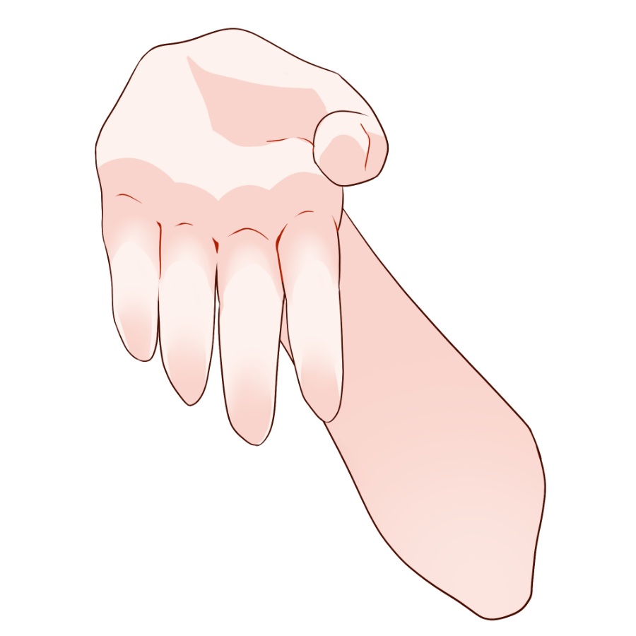 【Vtuber素材】高画質、商用利用権 手の素材38