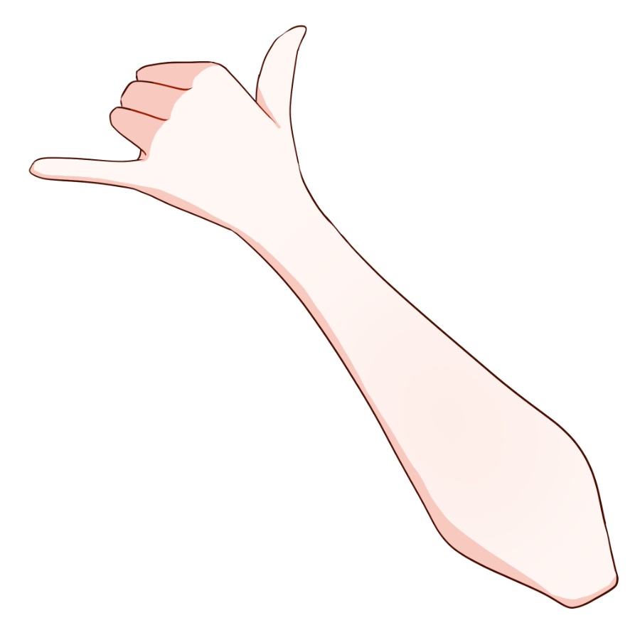 【Vtuber素材】高画質、商用利用権 手の素材39