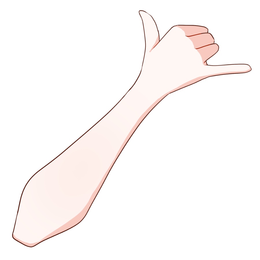 【Vtuber素材】高画質、商用利用権 手の素材39