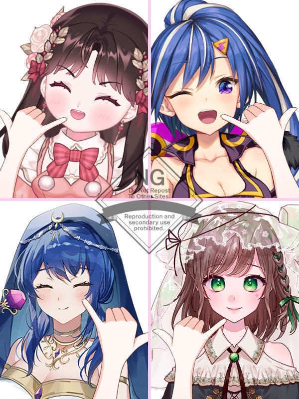 【Vtuber素材】高画質、商用利用権　手の素材39