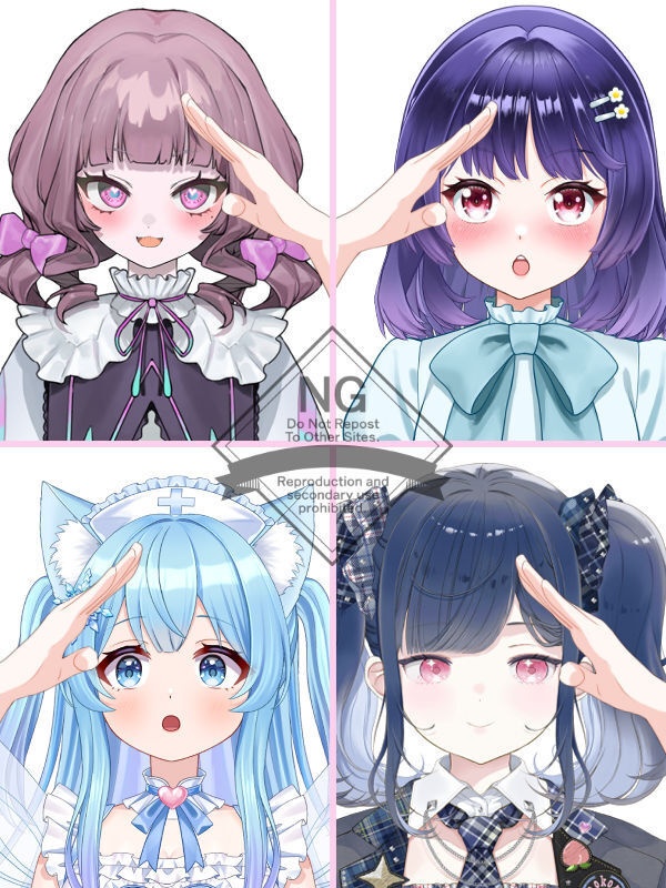 【Vtuber素材】高画質、商用利用権　手の素材40