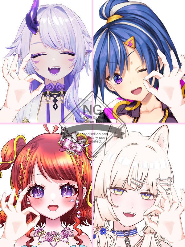 【Vtuber素材】高画質、商用利用権　手の素材41