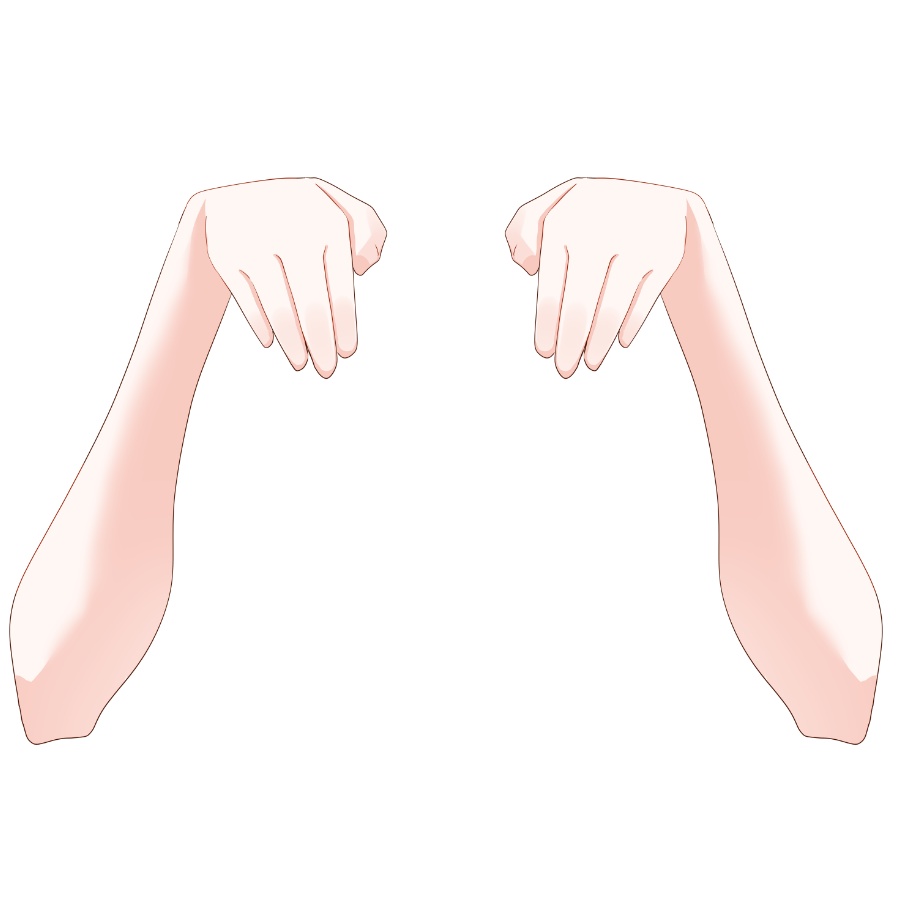 【Vtuber素材】高画質、商用利用権 手の素材42