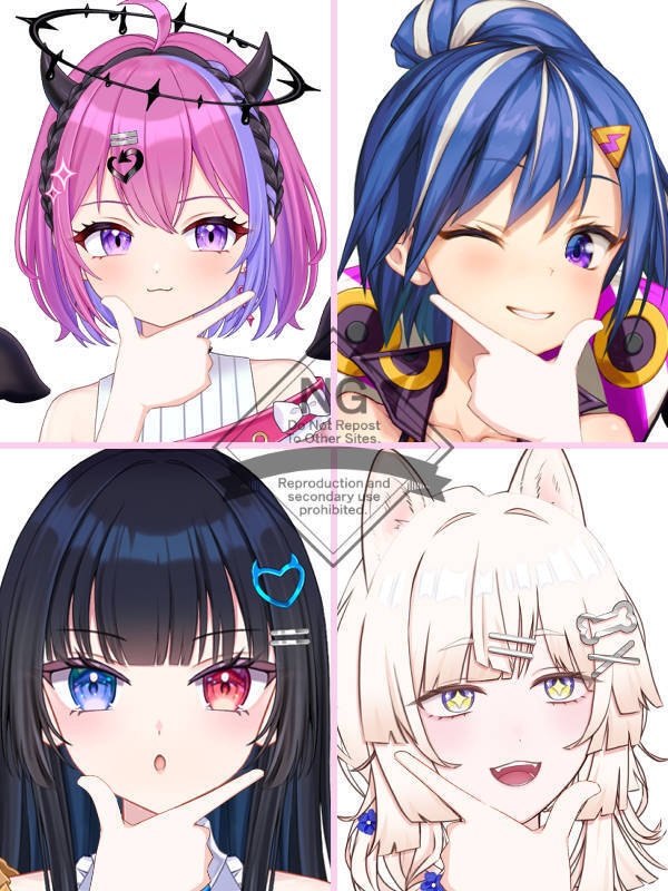 【Vtuber素材】高画質、商用利用権　手の素材47