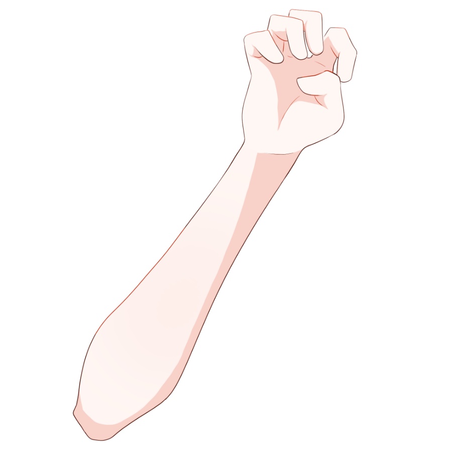 【Vtuber素材】高画質、商用利用権 手の素材49