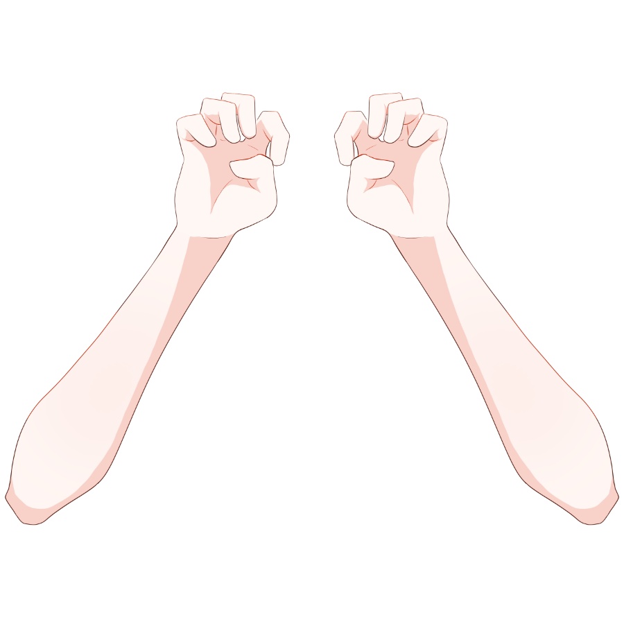 【Vtuber素材】高画質、商用利用権 手の素材49