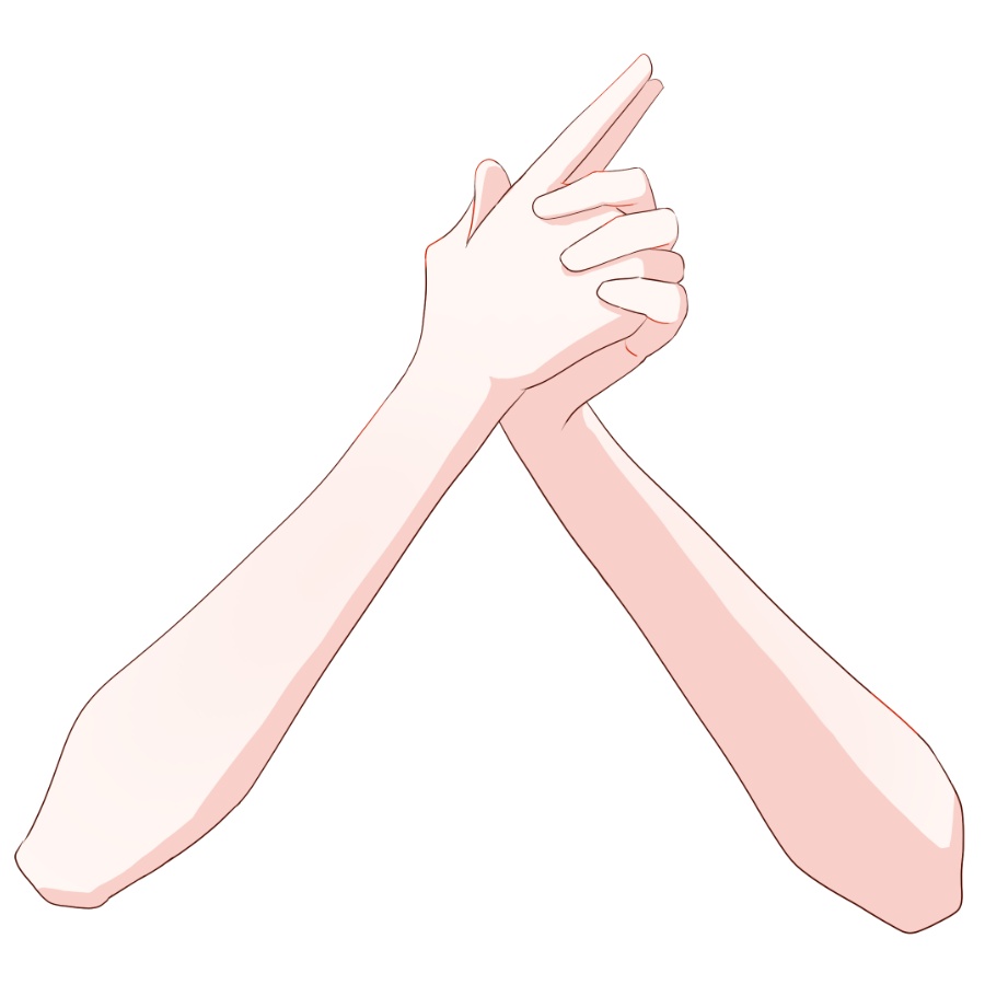 【Vtuber素材】高画質、商用利用権 手の素材50