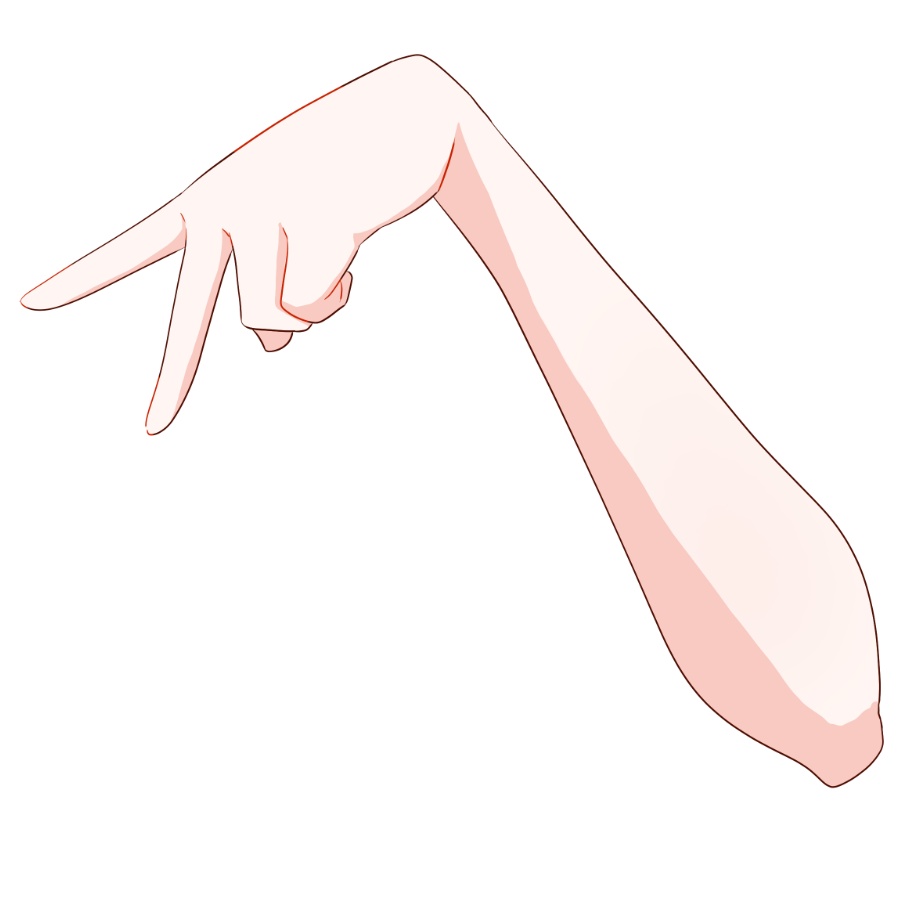 【Vtuber素材】高画質、商用利用権 手の素材51