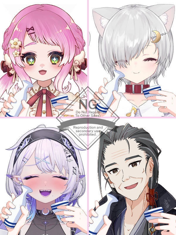 【Vtuber素材】高画質、商用利用権 徳利とお猪口を持つ手