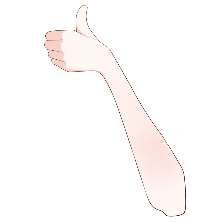 【Vtuber素材】高画質、商用利用権 手の素材