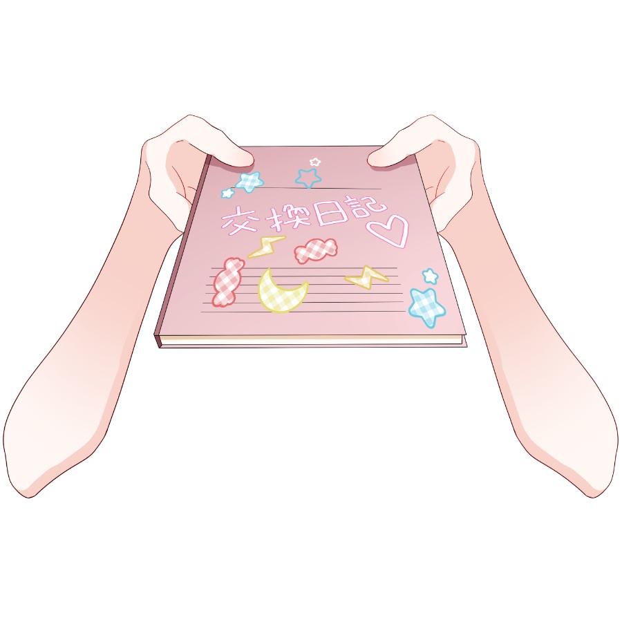 【Vtuber素材】高画質、商用利用権56交換日記