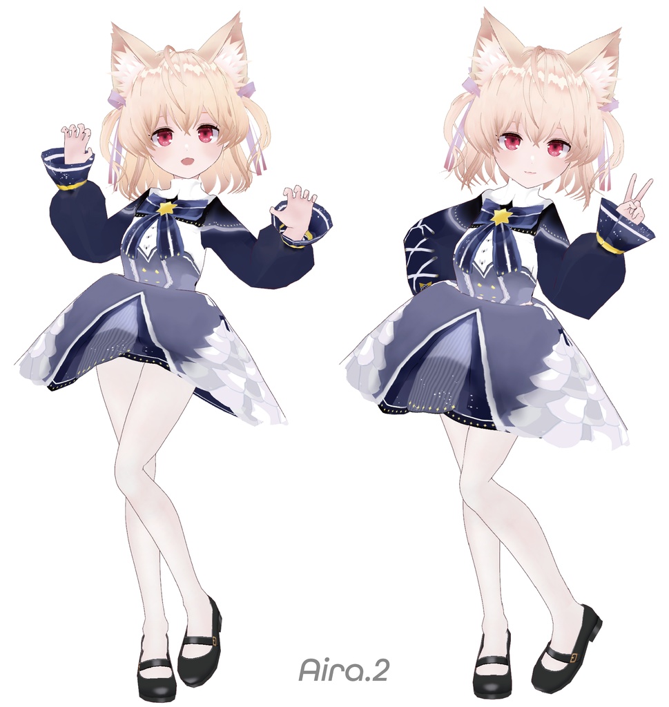 (値下げ中)【VRoid製3Dモデル】Aira.2【VRM/正式版対応】