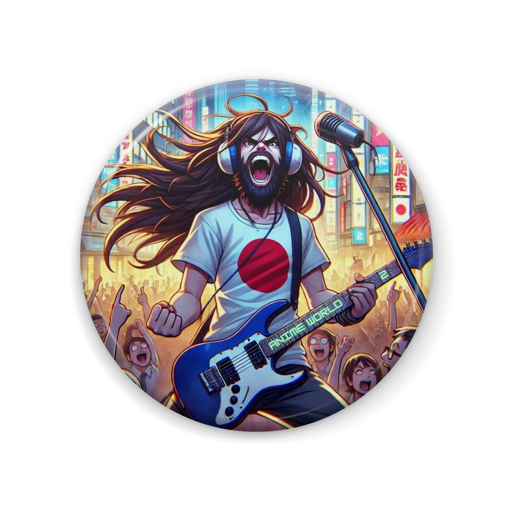 Anime World 2 Can Badge