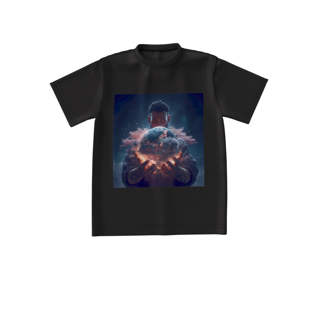 Anime World 5 Big T-Shirt (Black)