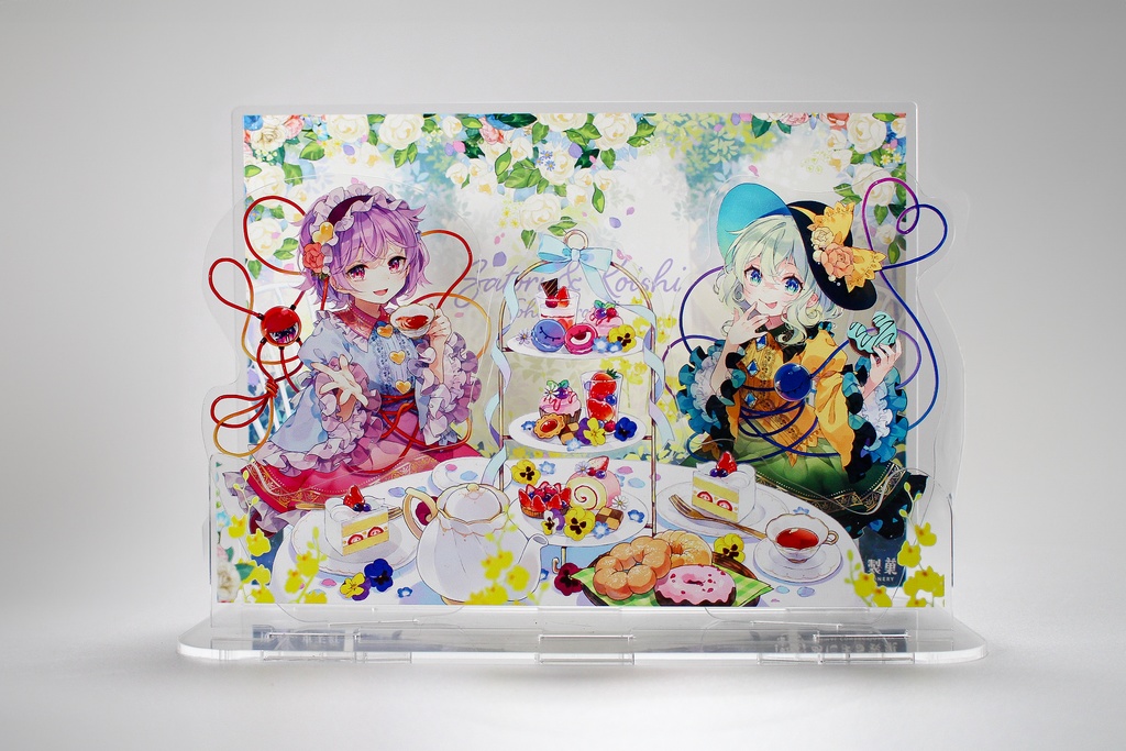 東方・限定アクリルジオラマ 第1弾 (さとこいお茶会 / Illustrator東天紅)
