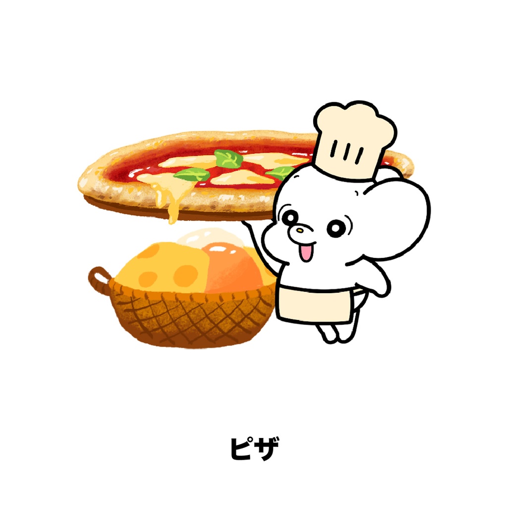 チーズだらけステッカー