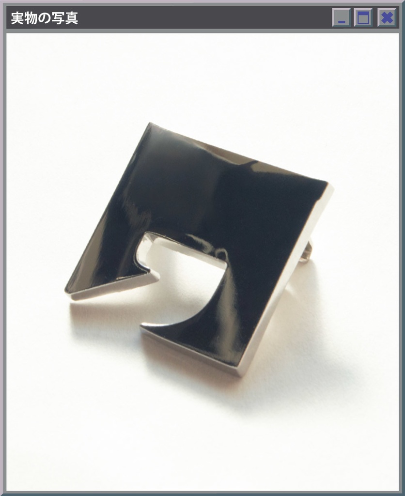 円カンナ・ロゴピンバッジ