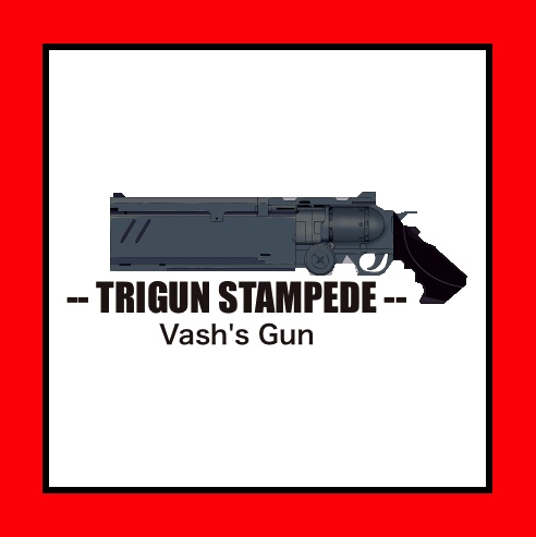 TRIGUN STAMPEDE VASH'S GUN -ペーパークラフト